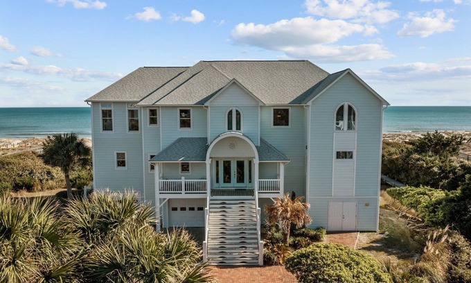 Emerald Isle House | Oceanfront,private pool,elevator,views galore!Located in Spinnakers Reach