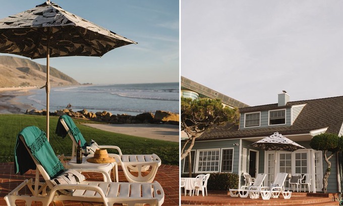 Ventura House | Oceanfront Sandy Point at Solimar Beach right in front of Sand and Surf