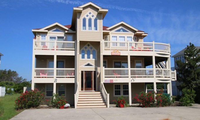 Pine Island House | Oceanside, 8 BRs, Private Pool and Hot Tub, Pool Table, PI109, Sweet TEA