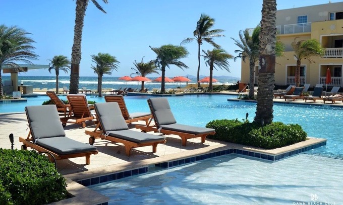 Oyster Pond Resort | Oceanview Condo , 5 minute walk to Dawn Beach & use of Marriot's amenities!