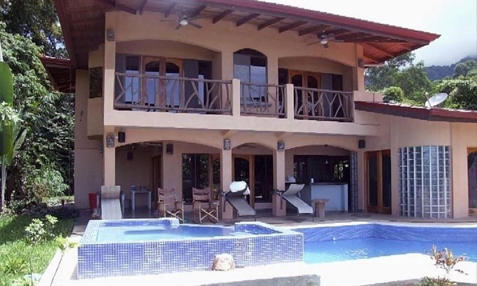 Ballena House | Ojochal Home with Pool/Ocean View/Private Jungle Trail & River on 12 acres.