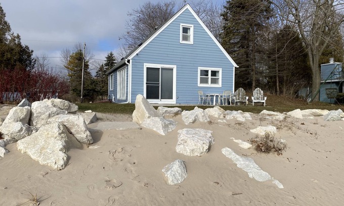 Oostburg House | On the Shores of Lake Michigan with Breathtaking Views & A Beach Out Your Door!