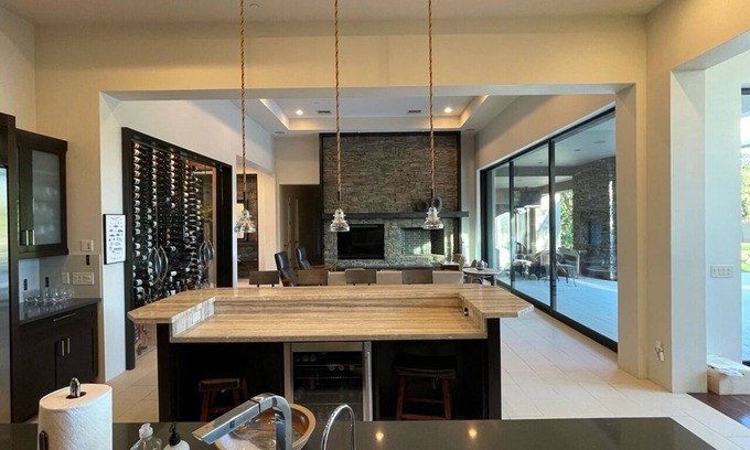 Central Scottsdale House | Open floor plan, pool, spa, 140" TV, minutes from shopping & golf