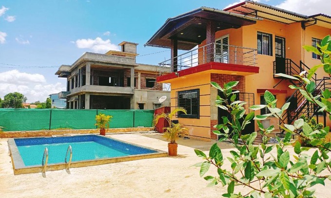Malavli Villa | Orange Villa 4BHK with Pool and AC at Malavli, Lonavala