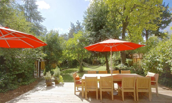 Guerneville House | Outside Inn-Newly Renovated, Open Layout, Large Yard, Walk to Beach, Spa, Kayaks