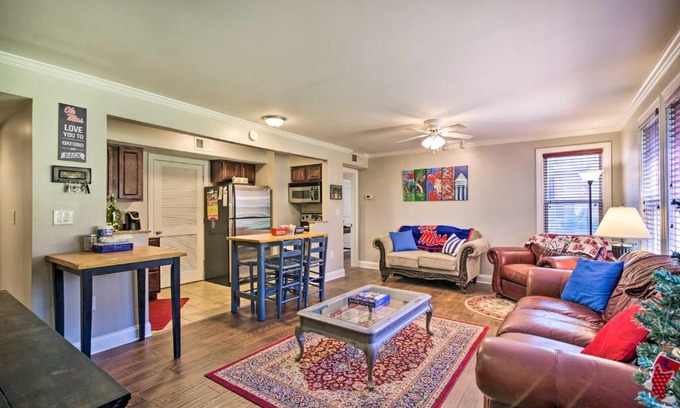 Oxford Apartment | Oxford Condo about 1 Mi to Ole Miss and The Grove!