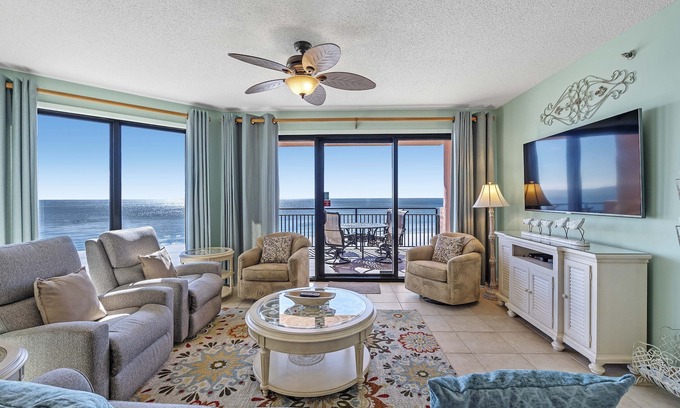 Orange Beach Condo | Panoramic Gulf Views from this 2BR/2BA Beachfront Condo!