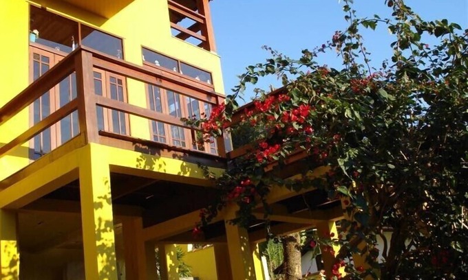 Pereque House | panoramic view of the sea 150 meters from the beach Perequê