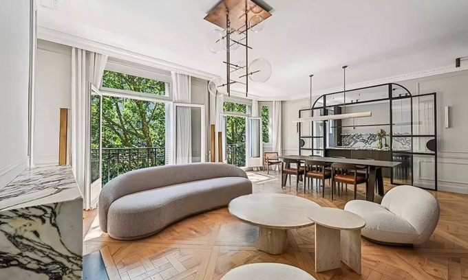 Champs-Elysees Apartment | Parisian Chic: 2BR Luxury Apartment w/Iconic Eiffel Views