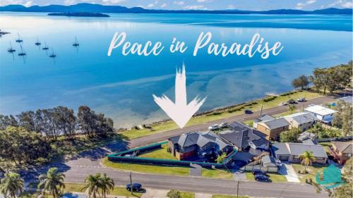 Tanilba Bay House | Peace In Paradise near Nelson Bay- waterviews, spa, adventures