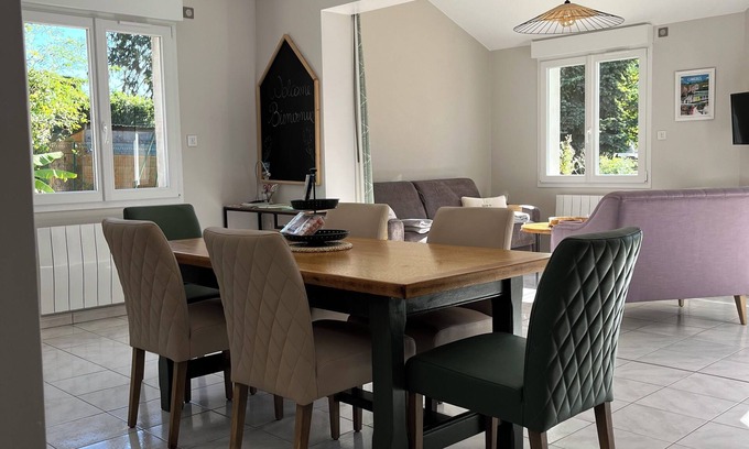 Cumieres Apartment | Peaceful accommodation in a private garden for 2-4 people, with private enclosed parking.