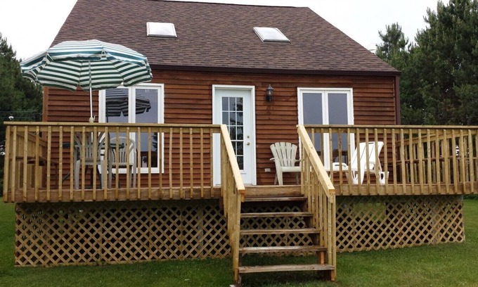 Alberton Ski Chalet | Peaceful ,Quiet Waterfront Chalet overlooking beautiful Mill River