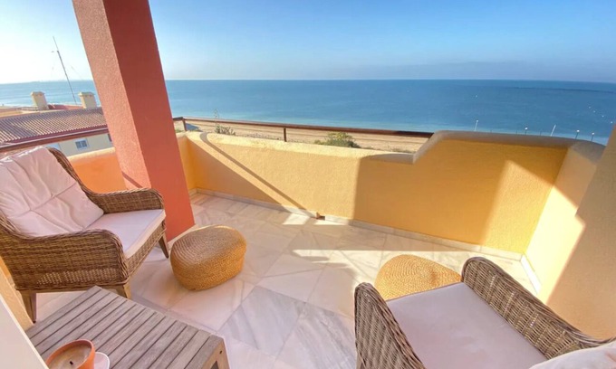 Rota Condo | Penthouse with ocean views and big terrace! Beach & Golf (NEW)