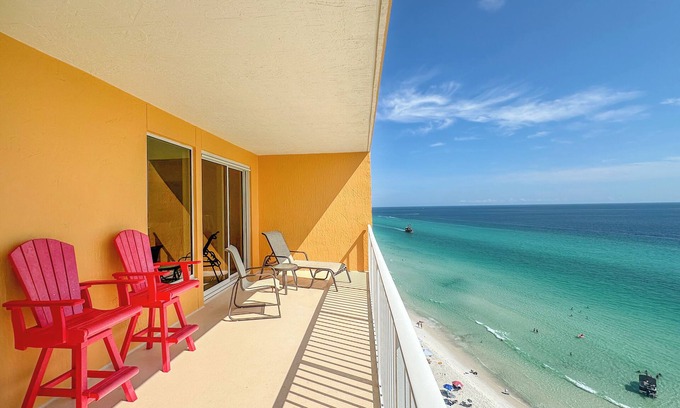 Lower Grand Lagoon Condo | Perfect 2BR BA @The Treasure Island, Directly on the Gulf!
