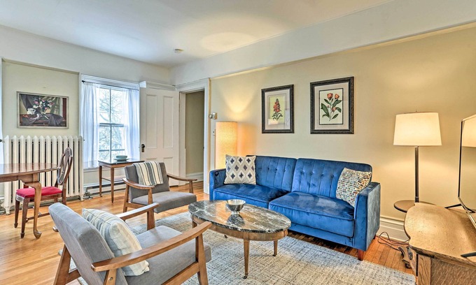 Poughkeepsie Apartment | Pet-Friendly Apt in 1850's Victorian Mansion!