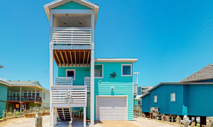 Sand Point House | Pet Friendly, Boardwalk, Glimpse of Ocean from Deck