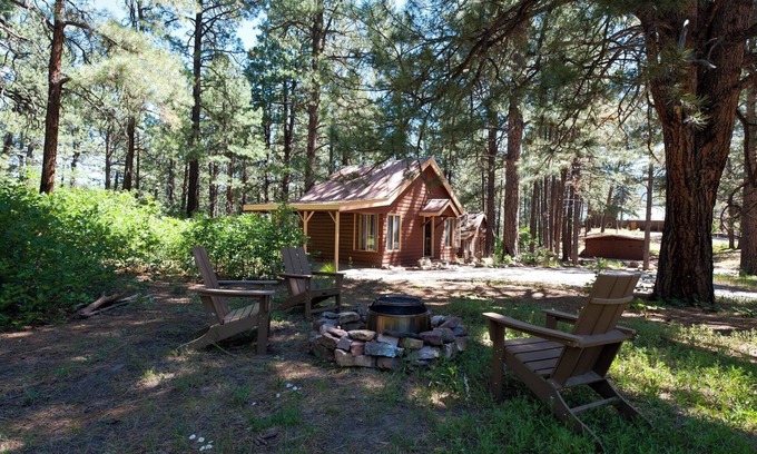 Purgatory House | Pet Friendly Cabin on 3.5 acres between Durango and Purgatory - Fire Pit
