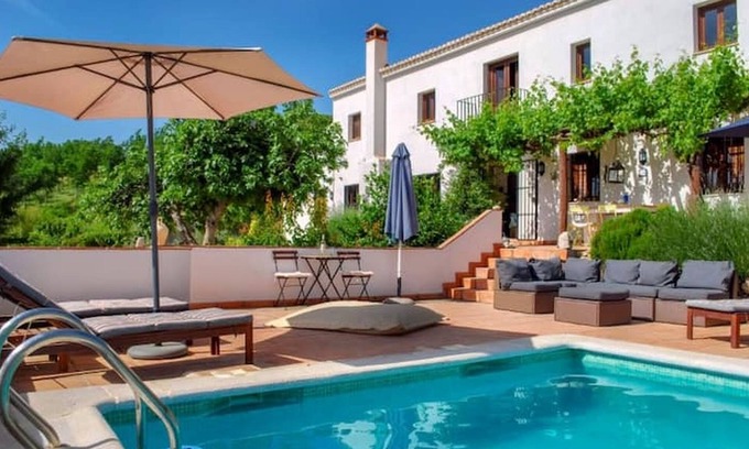Montefrio Villa | Pet-Friendly 'Finca La Casa 1950' with Mountain View, Pool & Wi-Fi