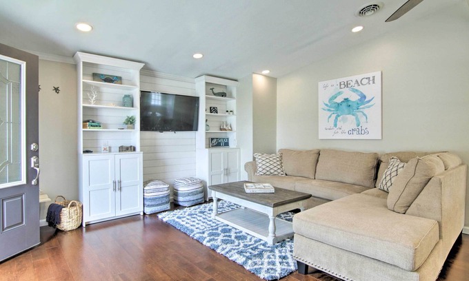 Caine Woods Cottage | Pet-Friendly Ocean City Home: Half Mile to Beach!