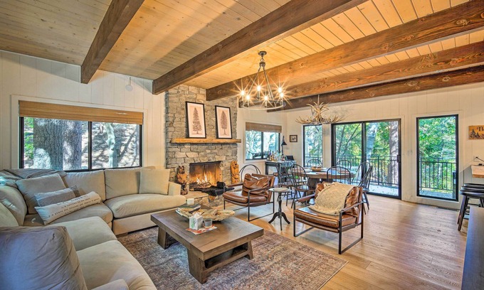 Cedar Glen Cabin | Pet-Friendly Retreat w/Game Room & Fire Pit!