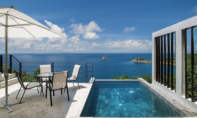 Koh Tao Villa | Philip's villa 2 is a bright property with a private sea view pool.