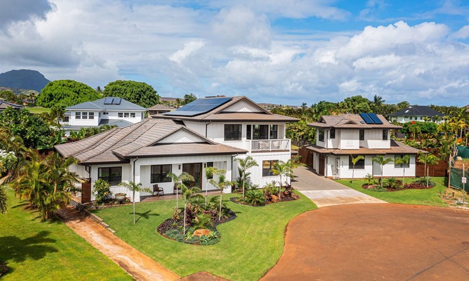 Poipu House | Poipu Beach Estates - House + Cottage - Private Pools, Walk to Beach, A/C