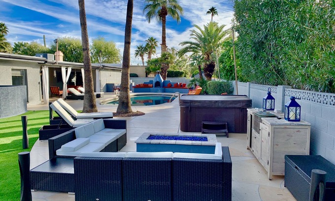 Paradise Valley Village House | POOL + HOT TUB + GRILL at this Resort Home in Scottsdale