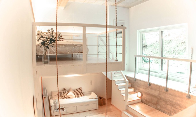 Erpel Apartment | Pool loft: Hiking, relaxation & sauna |holiday apartment near Bonn in the Siebengebirge