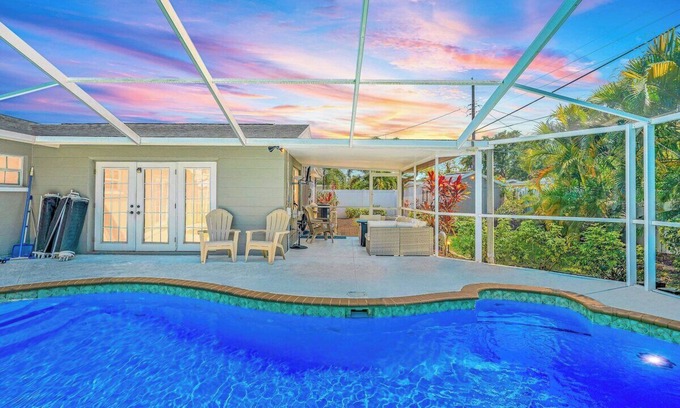 Disston Heights House | Poolside Paradise w/Hot Tub | Pool | Fire Pit