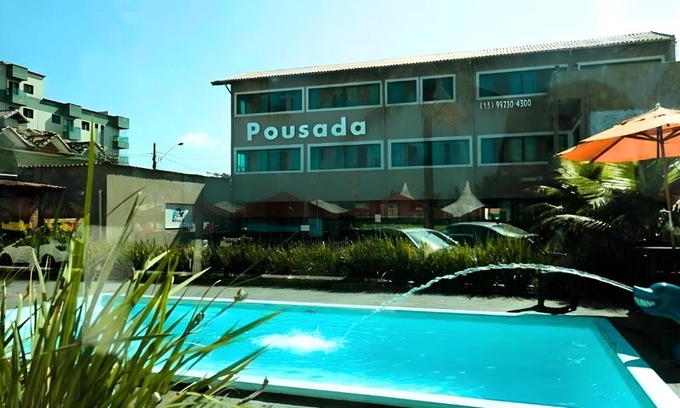 Mongagua Hotel | Pousada Praia Mongaguá em Frente ao Mar com Piscina e Churrasqueira