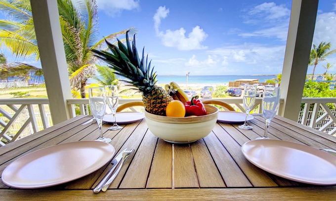 Orient Bay Apartment | Princess Manon, Beachfront, Feet in water, Ocean view, Pool