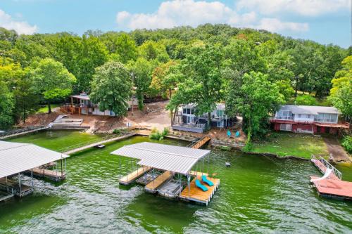 Camdenton House | Private Dock & Fireplace Steps from Osage Beach