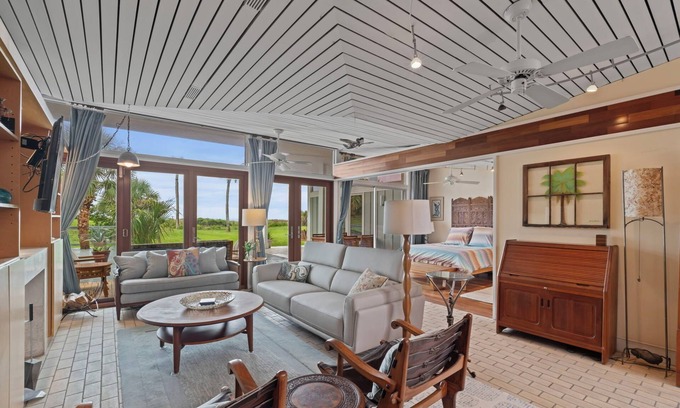 Atlantic Beach Condo | Private ground floor oceanfront unit at with an 900 square foot oceanfront deck