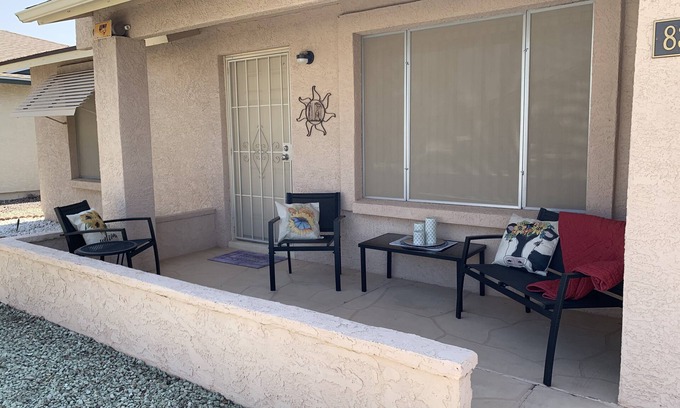 East Mesa House | PRIVATE HOME IN 55+ GATED GOLF COURSE COMMUNITY - Golf Cart Included with rental
