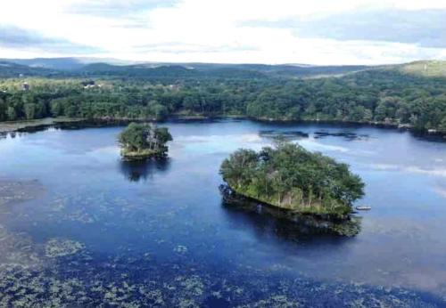 Pine Plains House | Private Island on Twin Island Lake, Pine Plains, NY