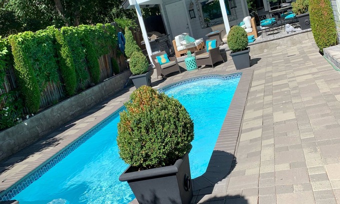 Old Southwest Apartment | Private Luxury Oasis Cottage, Heated Salt Water Pool and Spa