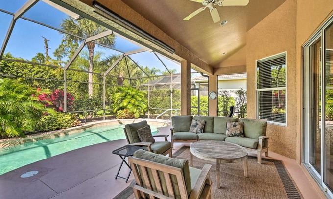 Mustang Island House | Private Oasis with Pool, 10 Mi to Naples Beach!