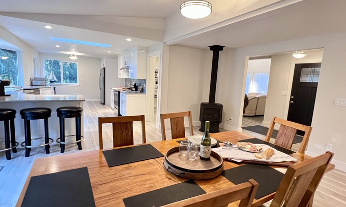 Poulsbo House | Private, spacious home surrounded by trees, Kitsap & Olympic Peninsulas getaway