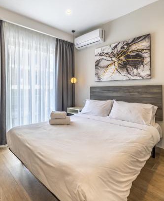 Paceville Apartment | Private studio room 43 with kitchenette and private bathroom