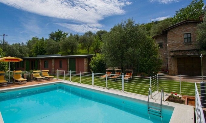Pieve a Nievole Villa | Private Villa with private pool, internet, hot tub, A/C, TV, patio, pets allowed, panoramic view