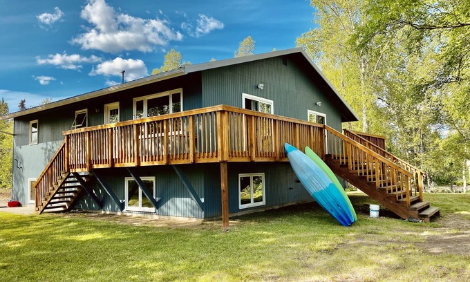 Big Lake Cabin | Private Wooded Acres at Fort Alaska - Sleeps 10 comfortably expandable to18