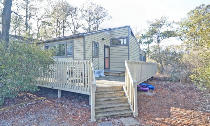 Bethany Beach Cottage | Quaint Beach House Within Walking Distance to Bethany Beach! Pets Allowed, Trolley, Wifi!