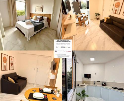 Jardim da Penha Apartment | Quarto-Sala 550 mts Praia Camburi e Próximo Universidade UFES