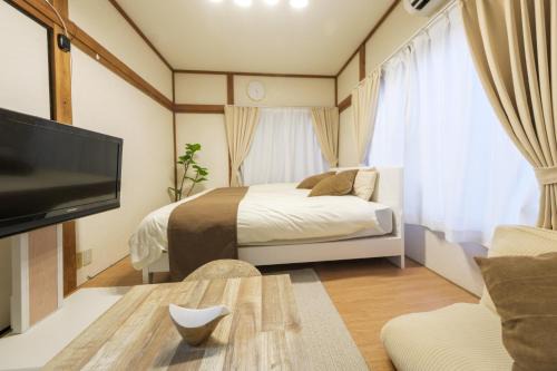 Tokorozawa Apartment | Quiet 1K Full Room, Serta Queen Bed, Good to Shinjyuku & Ikebukuro, Belluna Dome, 201