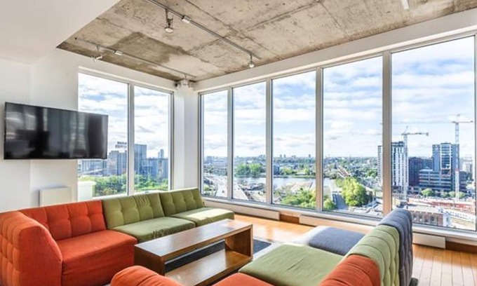 Ville-Marie Condo | Quiet and calm space to stay luxury Studio In Old Port Of Montreal