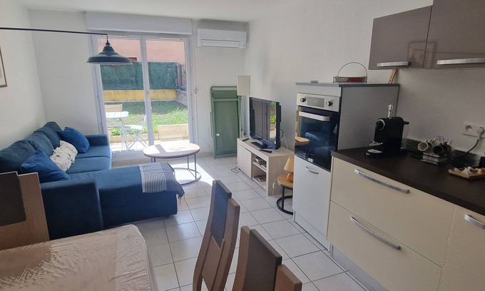 Venelles Apartment | Quiet apartment, sleeps 4, garden-wi-fi parking