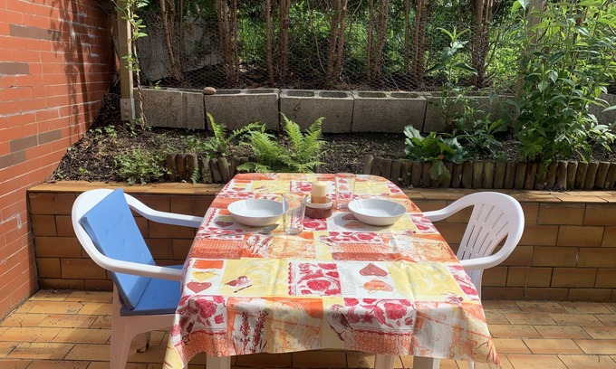 Reichenbach Apartment | Quiet apartment with a large patio