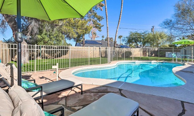 Cavalier Estates House | Quiet Retreat with Pool 6 Mi to Phoenix Mtn Preserve