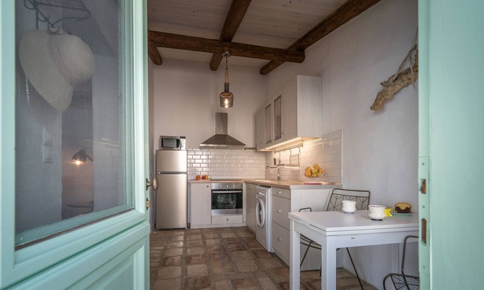 Xirokastello Villa | R 1193 Villa Musa -with Garden/Sea View, Outdoor jacuzzi & BBQ.