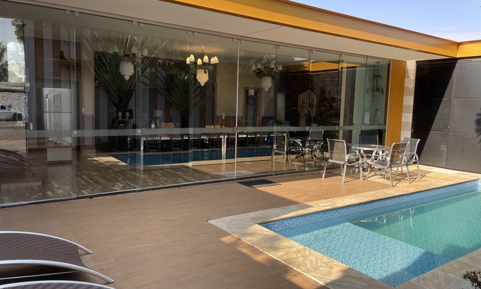 Uberaba House | Recanto Parthenon Casa de Luxo Para Temporada